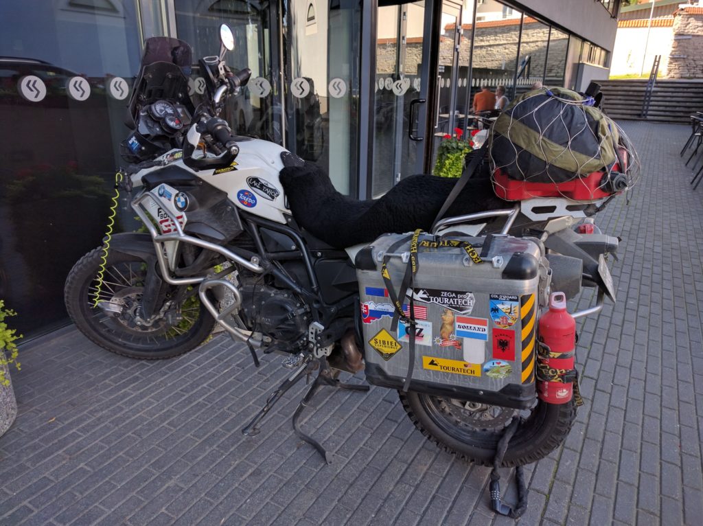 Malaysian motorbike in Tallinn