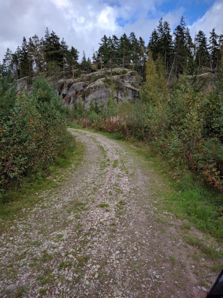 Forest track in Kantola 